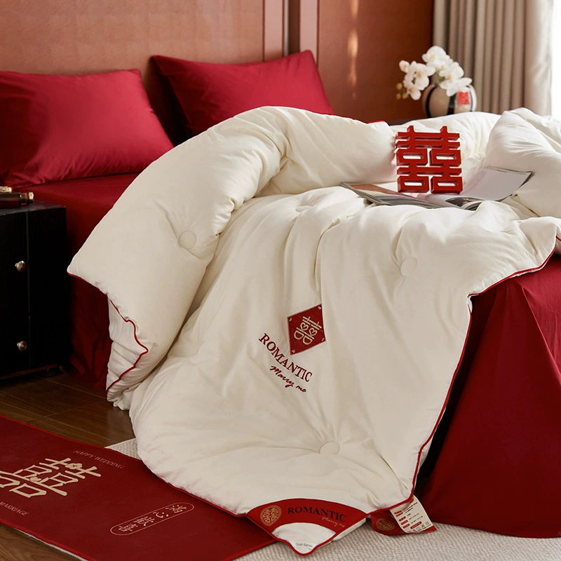 Свадебное торжество, одеяло из чистого хлопка класса А, 20% соевого волокна, весенне-осеннее одеяло, свадебное одеяло, утолщенное зимнее одеяло из чистого хлопка.