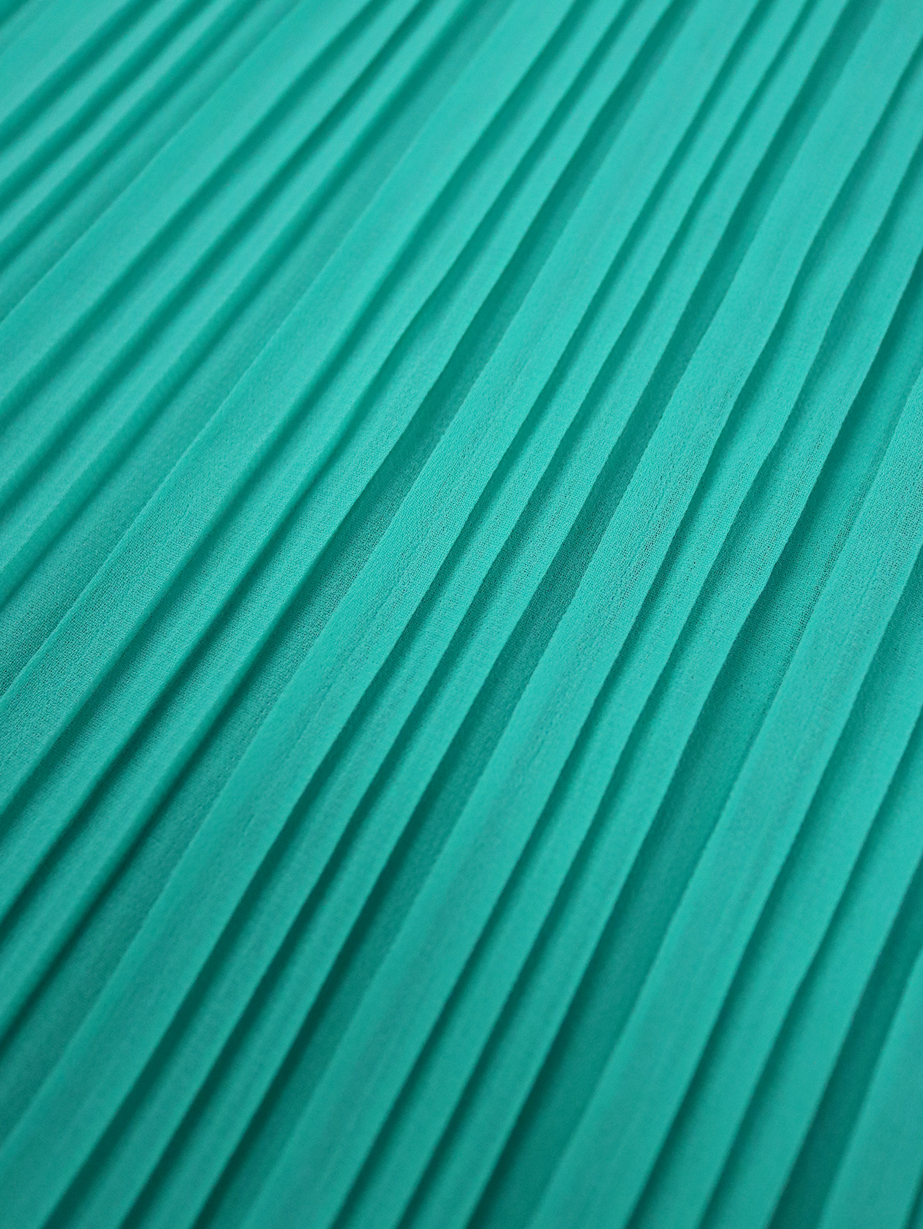 Mint Green V-Neck Belted Dress With Mid-Length Sleeves American Style Casual Elegant Slimming Pleated Cake Dress For Commuting_ecoleips.com