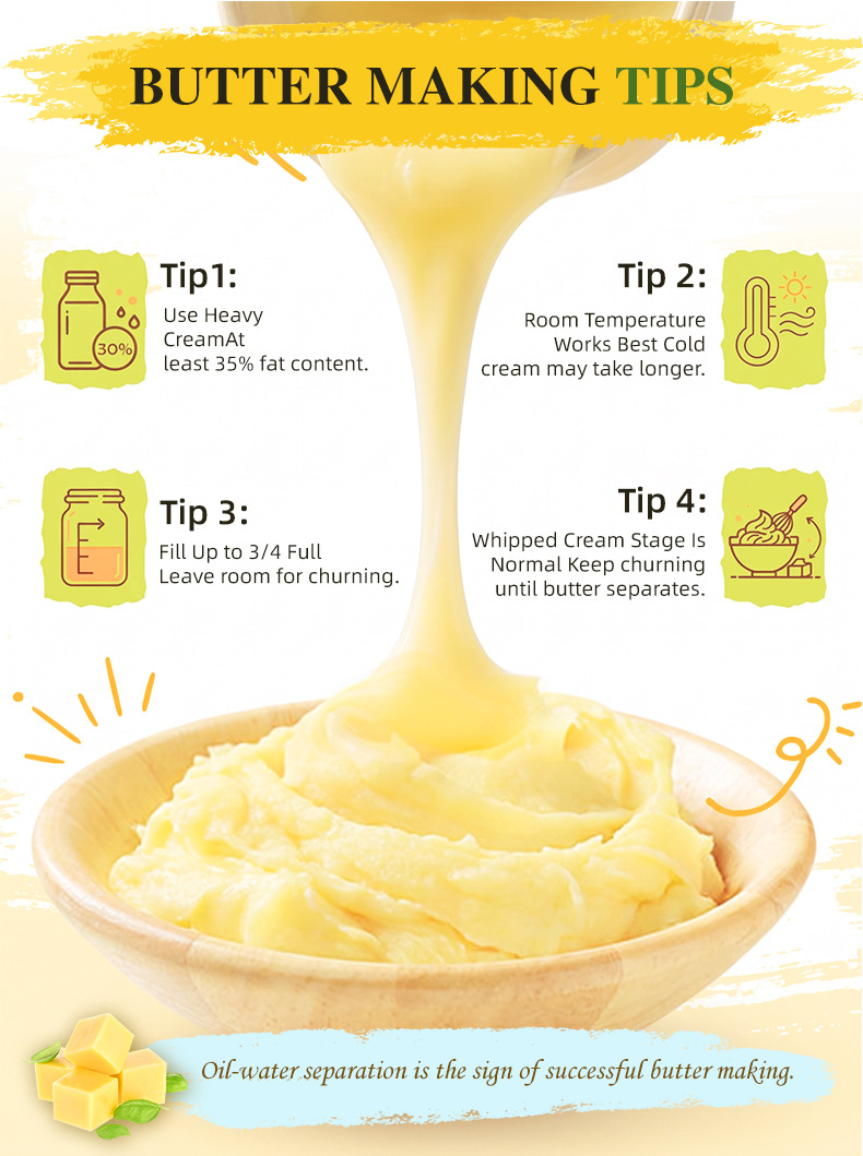 1.5L Butter Mixer Amazon Best Seller Electric Mixer Kitchen Breakfast Large Capacity Butter Mixer