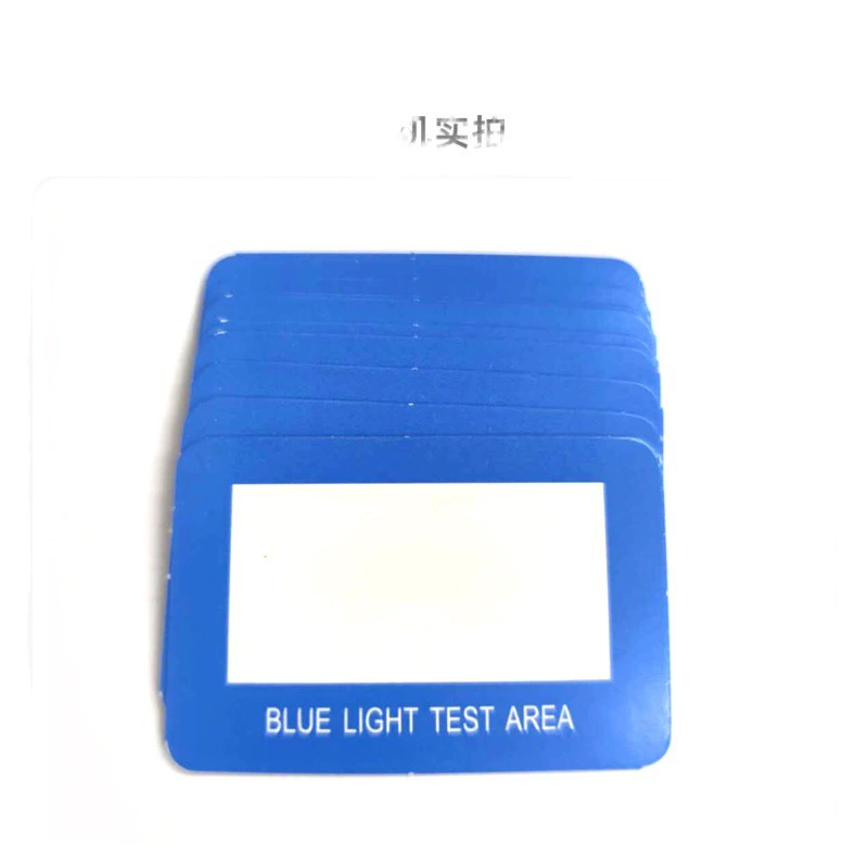 Тестовая карта с защитой от синего луча, трансграничная полная английская версия, бумажная маленькая карта, Тестовая карта для очков с защитой от синего луча, большое количество в наличии