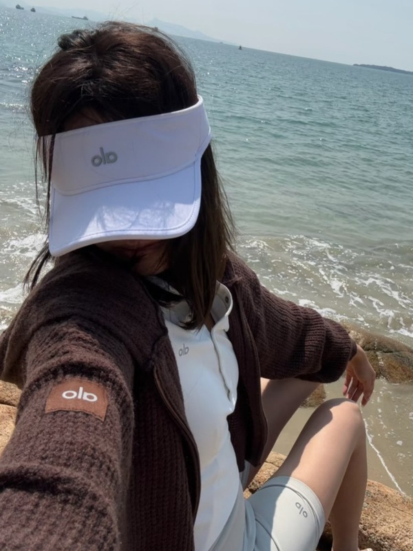 alo 帽子女性の日焼け止め帽子女の子のための美しい空のシルクハット速乾性アウトドアスポーツハイエンドサンハットカスタマイズ|undefined