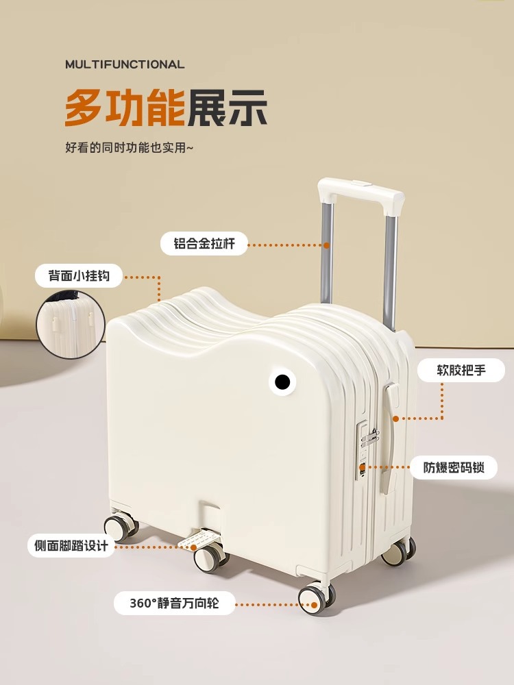 可坐骑行少年儿童拉杆箱可坐骑小型新款万向轮密码锁少儿行李箱