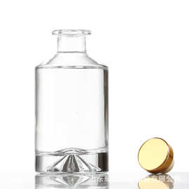 晶高白料透明玻璃瓶 小容量果酒瓶   125ml空瓶密封