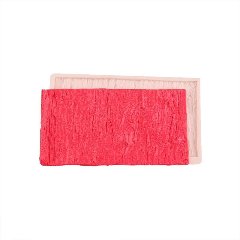 Fondant molde de silicona corteza textura frontera pastel chocolate DIY epoxi utensilios para hornear en stock