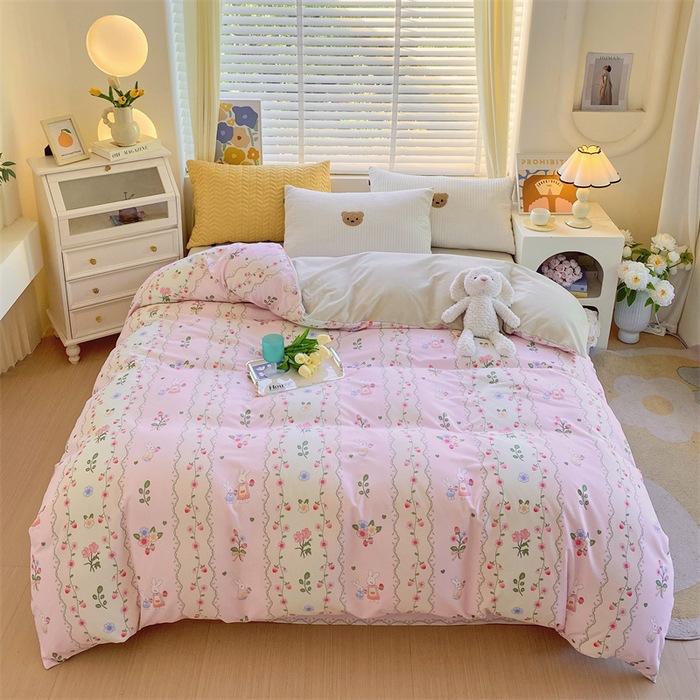 Nueva cubierta de edredón de estilo chino una sola pieza para comprar una sola pieza más gruesa de lana molida otoño invierno calor al por mayor cubierta de edredón de algodón una sola pieza