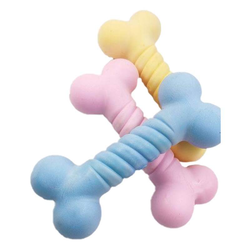 Amazon perro juguete TPR espuma fragancia hueso resistente a los mordiscos palo entrenamiento para mascotas aliviar el fabricante de juguetes tapados
