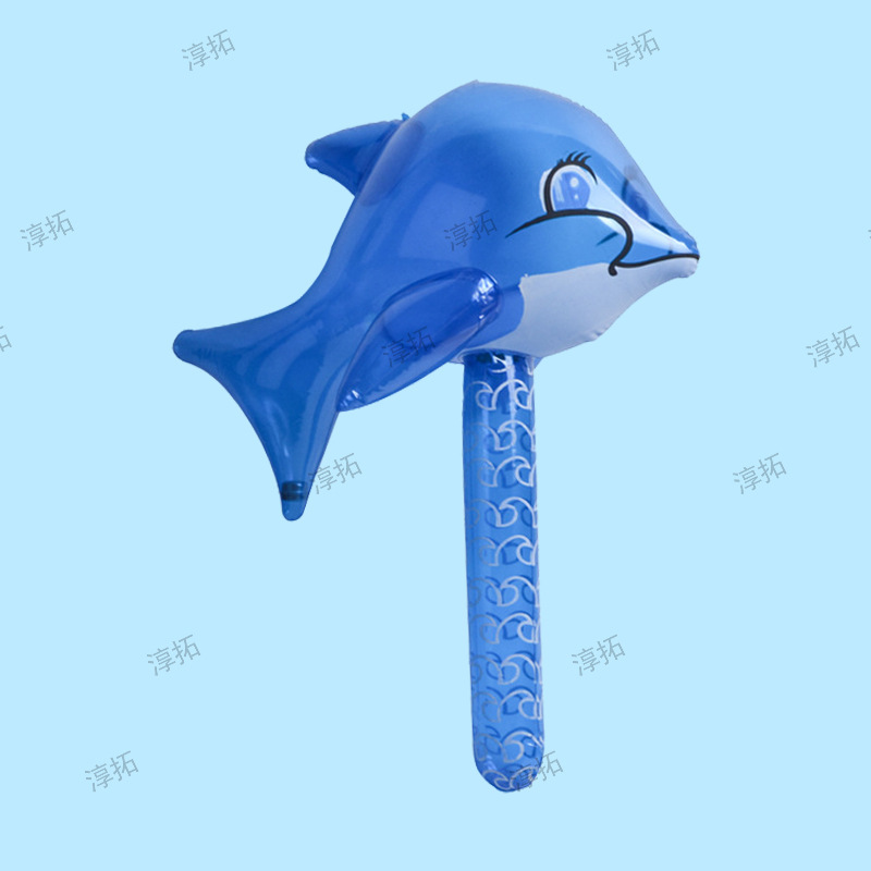 중간 물고기 스틱 블루