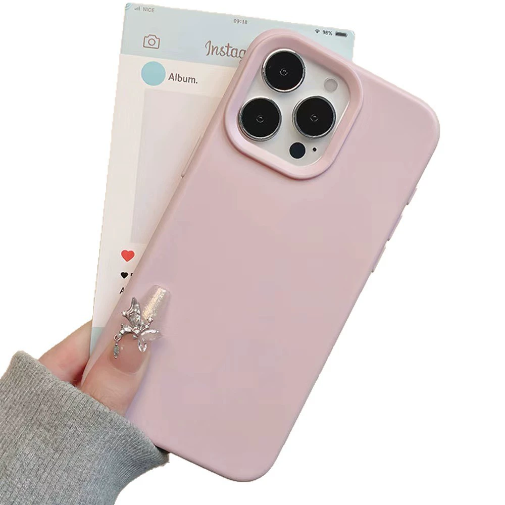 Apple, силиконовый совместимый чехол для iPhone 15, чехол для телефона, 14 Pro Max