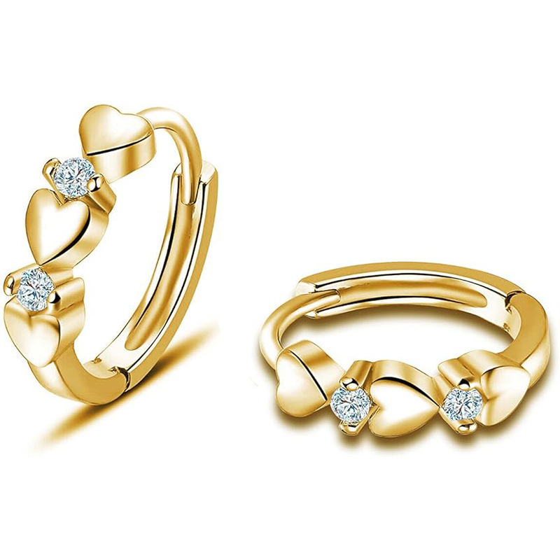 新款潮时尚珍珠几何耳扣简约风设计优雅气质耳坠轻奢百搭复古耳环