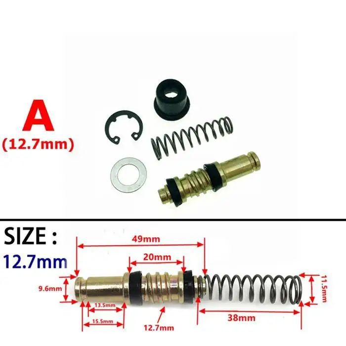 Brake master cylinder piston repair kit 11/12.7/14/16/17.5/19mm motorcycle electric bike master cylinder accessories
