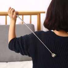 跨境热销5节痒痒挠钢笔式 不锈钢伸缩不求人 老头乐挠痒扒抓痒耙