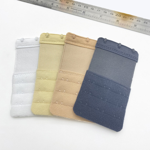 Bra accessories 5.7cm elastic band extension buckle three rows three buckles nylon extension buckle underwear hook buckle distance 1.9cm