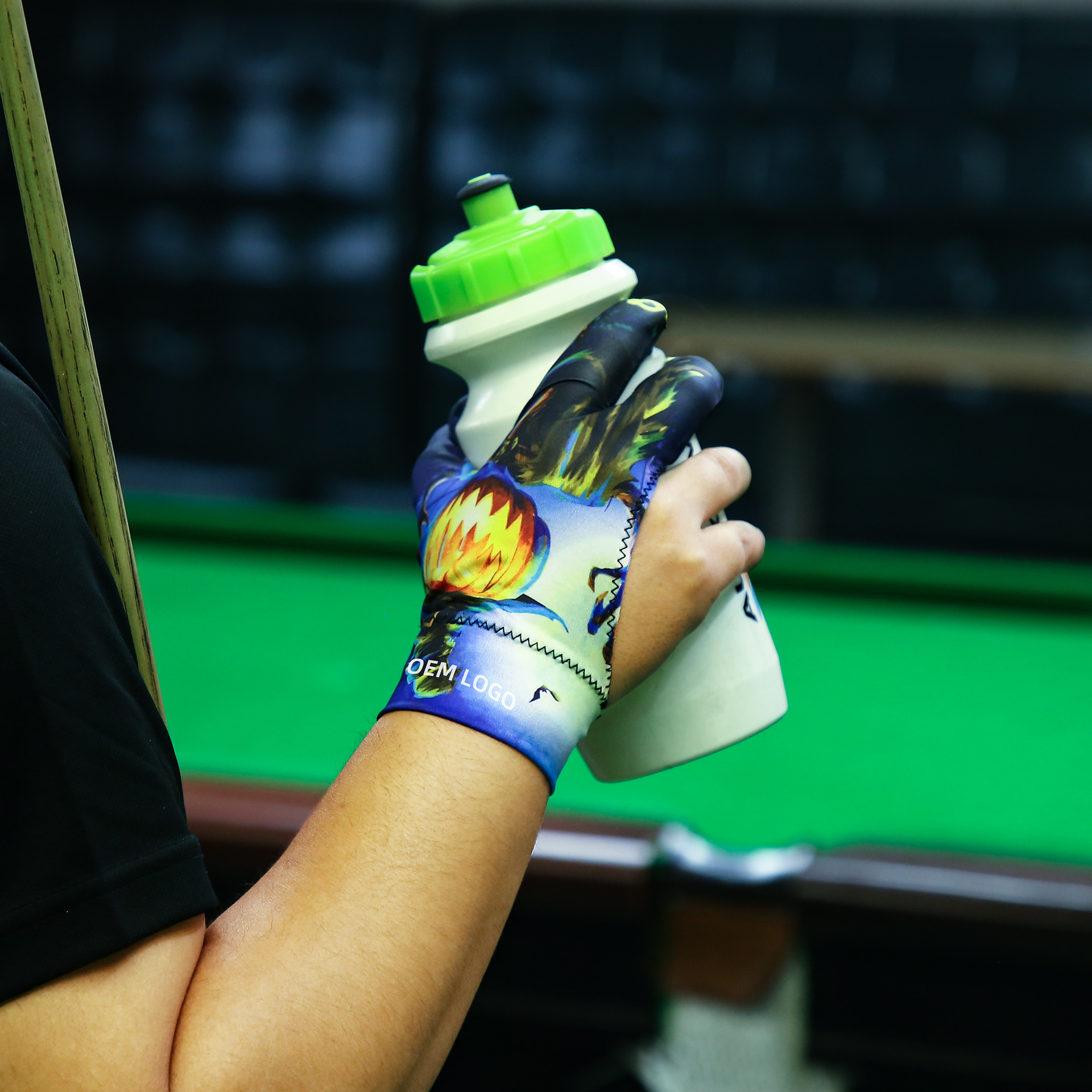 OEM LEGO台球手套三指手套男女露指左右手可戴桌球手套