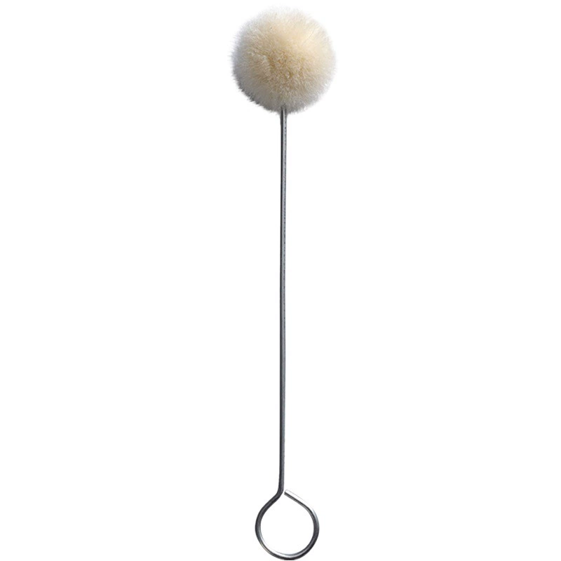 Шерстяной шар для окрашивания масла Шерстяная щетка ручной работы DIY Кожаная шерстяная щетка Клей Шариковая щетка