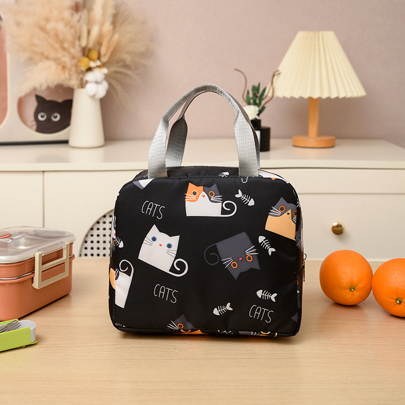 Bolsa de lonchera térmica bolsa de almuerzo de mano bolsa de almuerzo bolsa de almuerzo de estudiantes bolsa de almuerzo de papel de aluminio bolsa de comida térmica