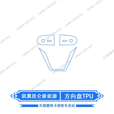 Suitable for 26 Models of: Car interior film - 26-models-of-kaiyi-kunlun-new-energy-steering-wheel-tpu