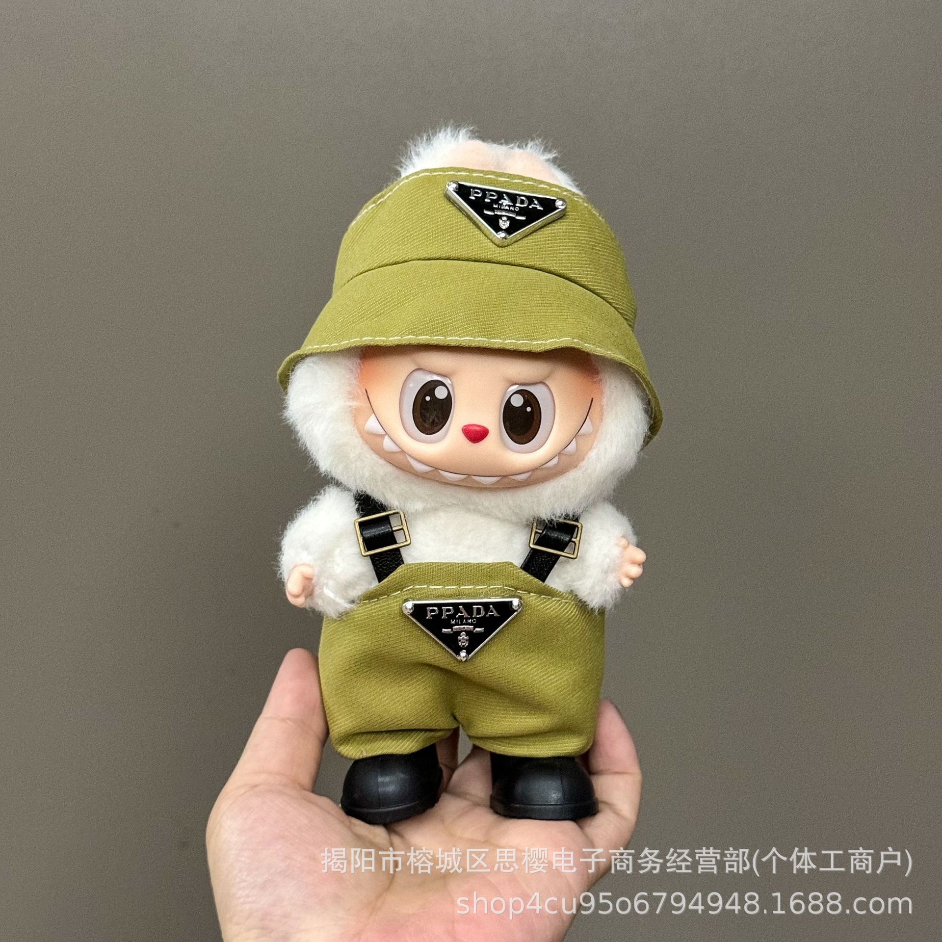 Ropa exclusiva para muñeco Labubu – prendas de peluche 17 cm, falda y traje para primera y segunda generación