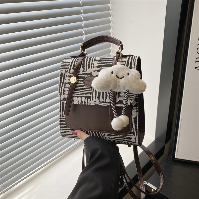 Bolsas de moda de verano de vaqueros para mujeres 2024 nueva moda mochila de vacaciones, mochila de viaje universal