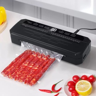 Lcd Vacuum Sealing Machine, Wet and Dry Automatic Food Vacuum Machine, Fresh-Keeping Plastic Sealing Machine, Kitchen Small Sealing Machine