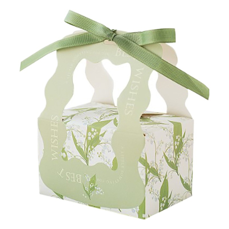 Pequeño Libro Rojo nueva caja de caramelo portátil caja de dulces boda compromiso 2023 nueva luz caja de regalo de lujo mano plegable caja de caramelo vacía