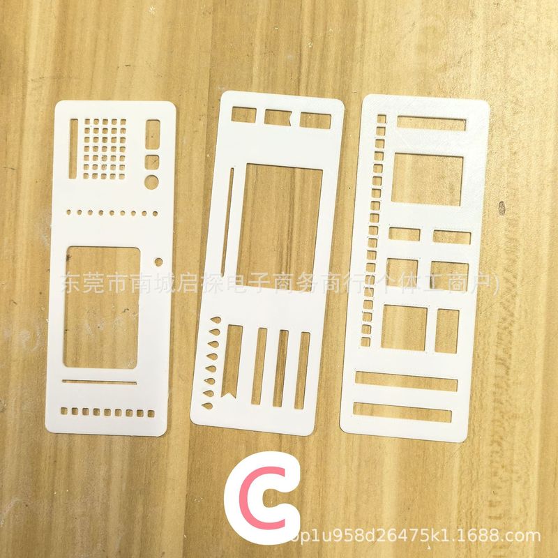 独立站新品Handmade Flexible Record Template 灵活记录模板尺子|undefined