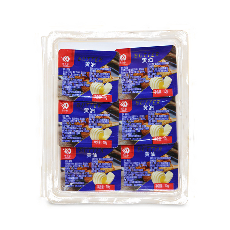 Snow Xiaoxian unsalted animal butter 10g*6 pieces snowflake crisp baking bread material can be commercially used light butter
