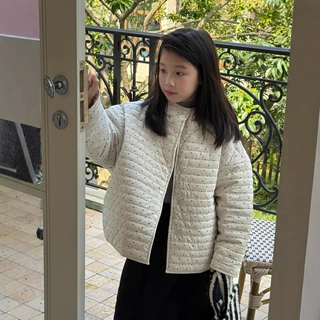 末小蒙童外套2026秋冬韩版女童波点连帽棉服加厚短款儿童面包服