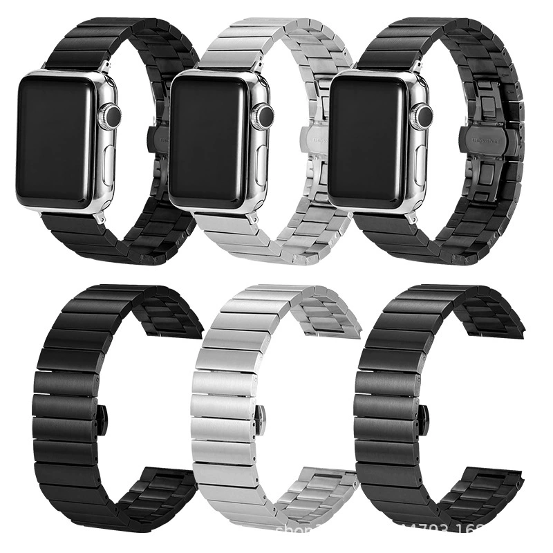 Для Apple Samsung Huawei GT23 ремешок для часов slub шарик из нержавеющей стали 20 мм22 мм просо ремешок для часов