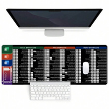 �羳������Shortcut Keys Mouse Pad Desk Pad 31 5 X 118in