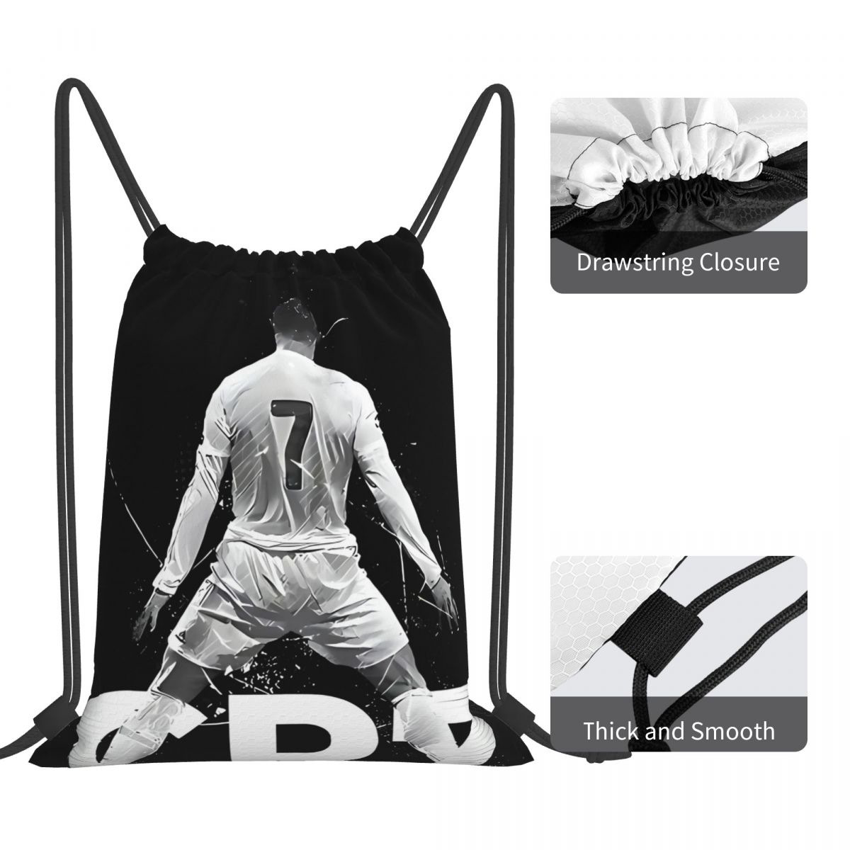 Mochila de baloncesto bolsas de fútbol de fábrica en stock, mochila de regalo para actividades de apertura, logotipo de impresión publicitaria