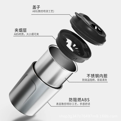 Tea Coffee Cup, Creative Sealed — Car ashtray