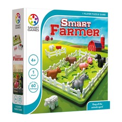 SMARTGAMES iQ Focus Farming - Children's Educational Toys, Teaching Aids, Board Games for 4 Years-Adults