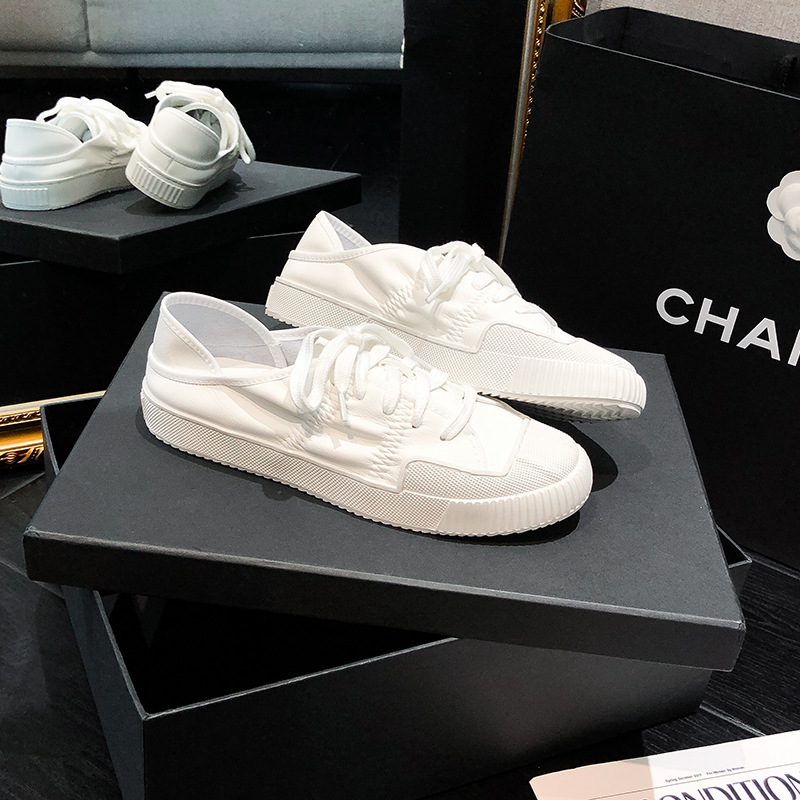 Sheepskin Version Genuine Leather Two-Wear Super Popular Lightweight White Shoes Female Nurse Shoes New Versatile Flats Casual Shoes Women's Sneakers