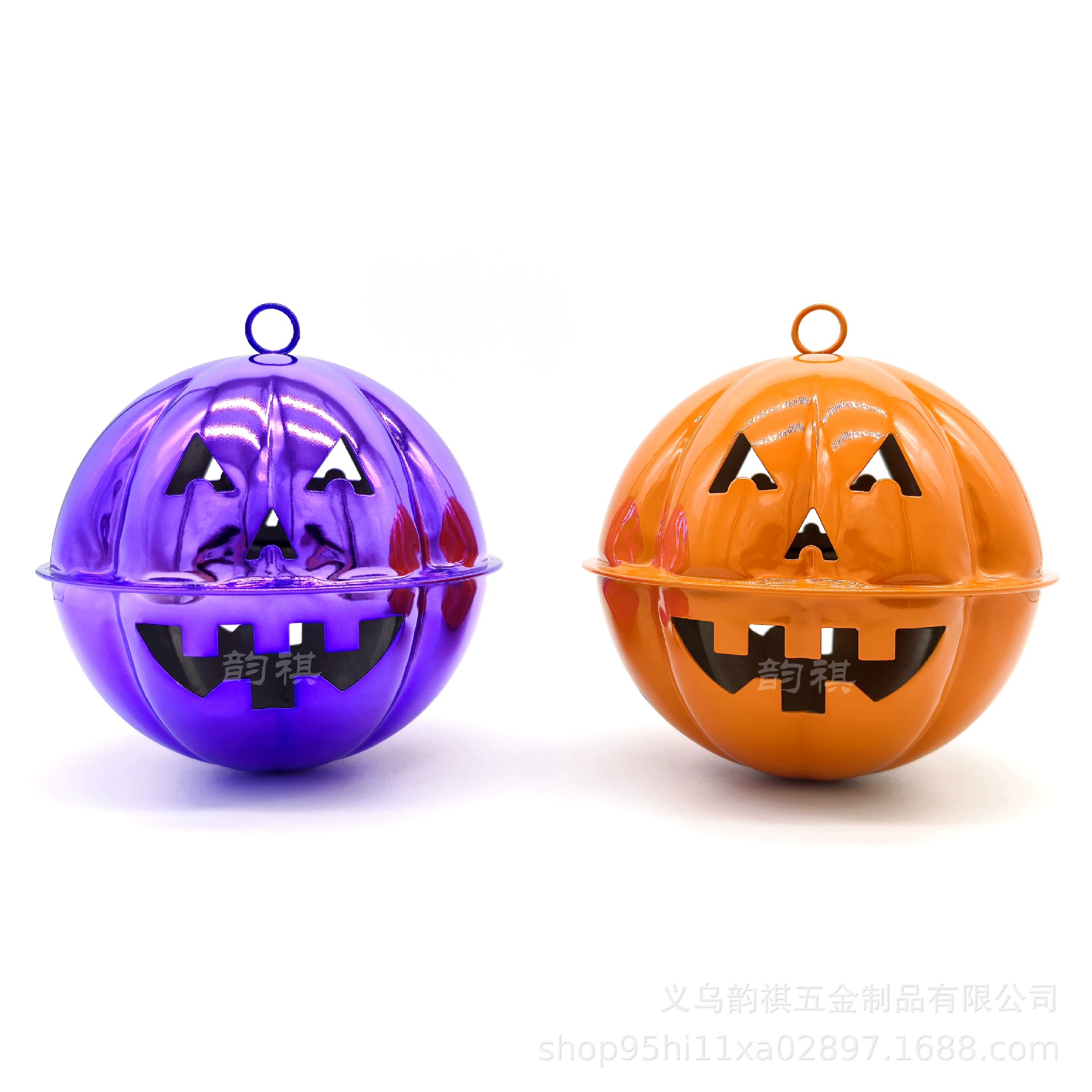 Заводское производство очень большой 115 мм тыквенный колокольчик тыквенный узор гримаса колокольчик Хэллоуин призрак колокольчик DIY аксессуары