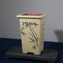 紫砂花盆兰花盆盆景盆花盆推荐仿文革盆古典明清中国风手工盆兰盆