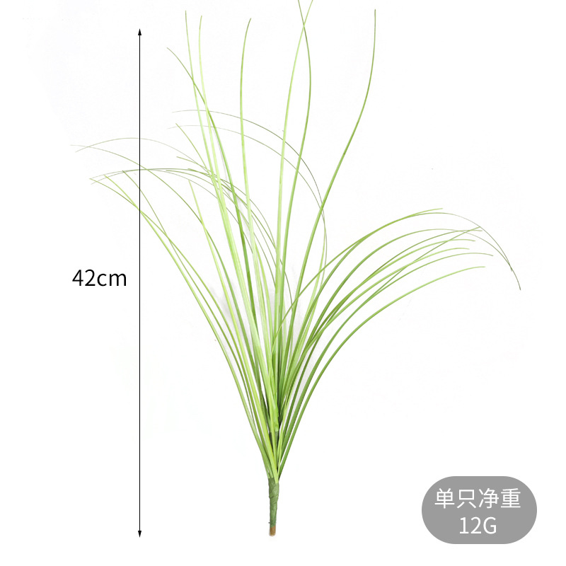 Nordic ins decoración del hogar simulación futón individual simulación de pared de plantas de simulación cebolla verde flor artificial