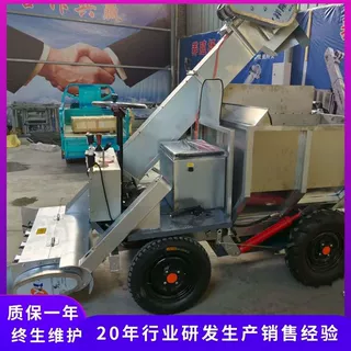 牛舍粪便清理机 养殖场牛粪铲粪车 三轮式清扫养殖清粪机