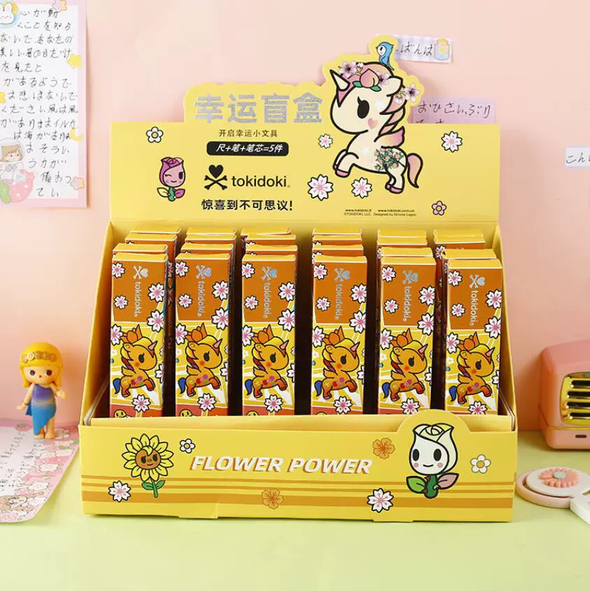 Qingyi Fang Канцелярия Опт TR-EMB0162TOKIDOKI Flower World Lucky Belly Blind Stationery Surprise Blind Blind