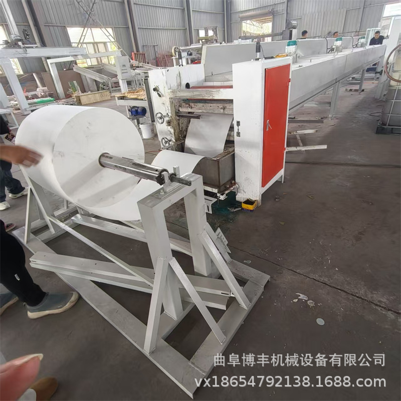 涤纶布上色浸胶机 无纺布网格布浸渍烘干生产线 碳毡预浸料机设备