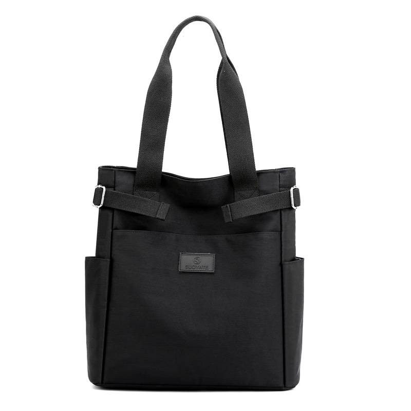Nuevo bolso de hombro versátil de nailon para mujer, bolso de tela informal a la moda, bolso de lona para mujer, bolso de mano con gran capacidad