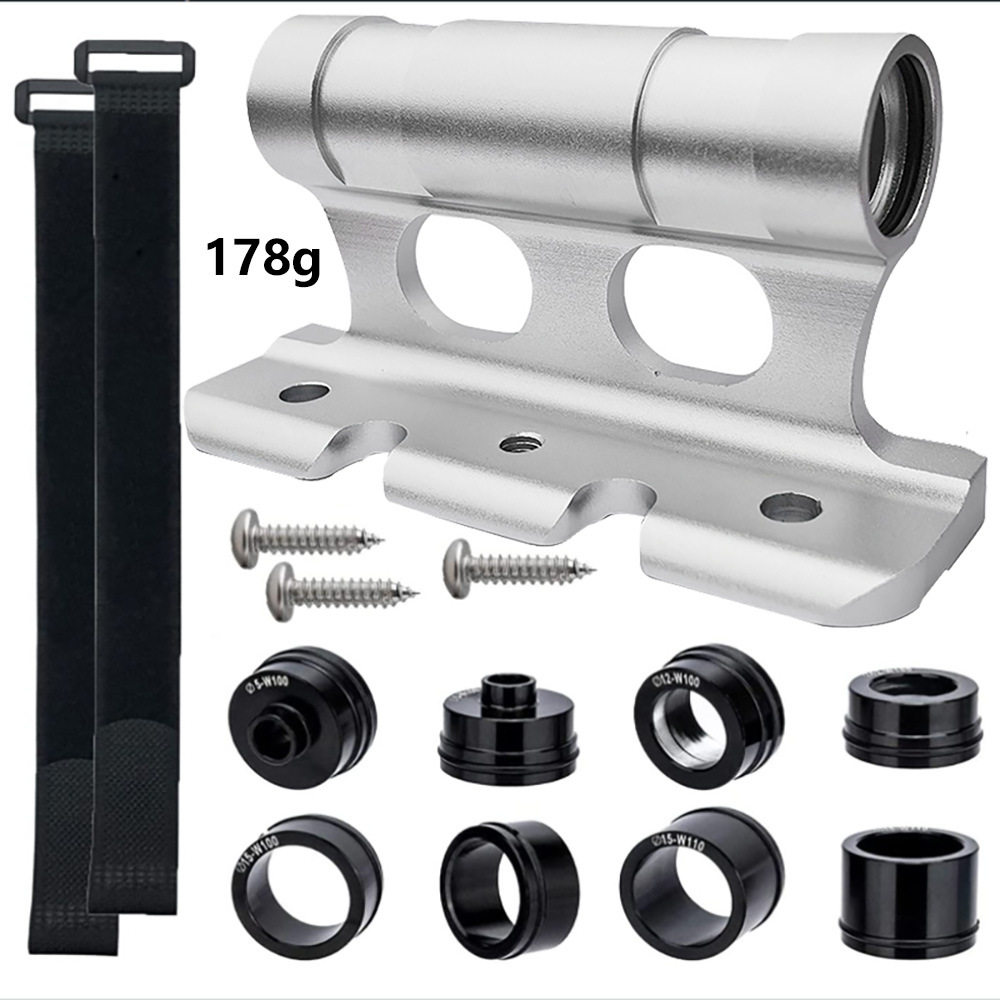 Bicicleta de transporte de coche-Soporte de horquilla delantera fija-soporte de techo de coche soporte de horquilla delantera de eje de barril de liberación rápida