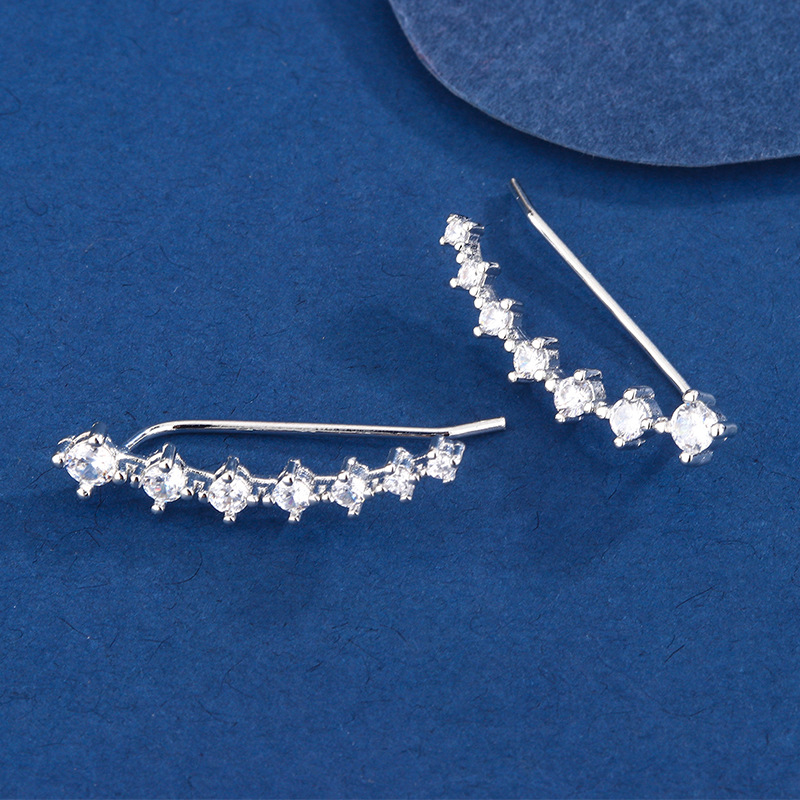 Nuovi orecchini in zirconi di tendenza 2024 per donna, orecchini a perno leggeri e lussuosi, design unico, bracciale di alta gamma, orecchino elegante_voghion.com