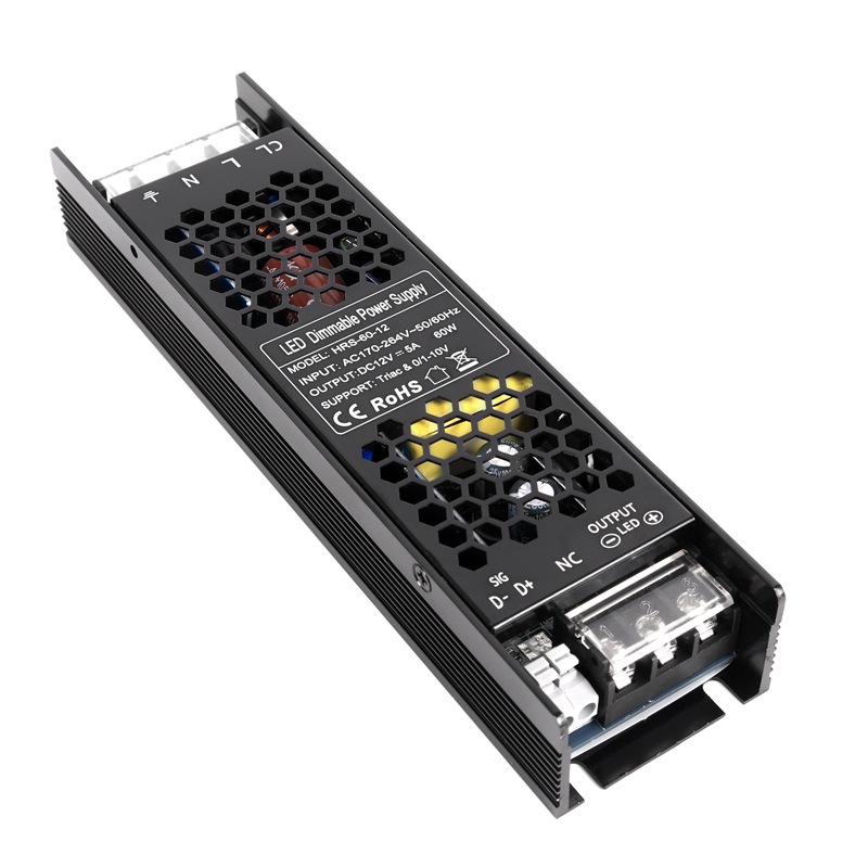 60W开关电源12V调光电源 0-10V恒压可控硅调光电源60W