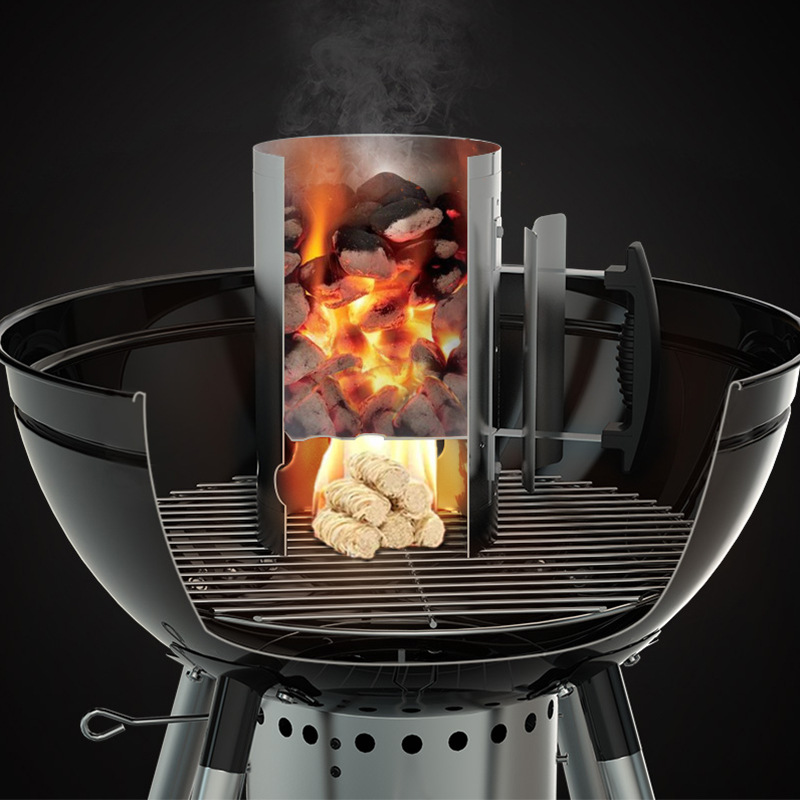 Barbacoa al aire libre al por mayor, barril de fuego de carbón de combustión, barril de carbón de encendido portátil, tablero galvanizado antioxidante transfronterizo, barril de carbón de combustión de carbón