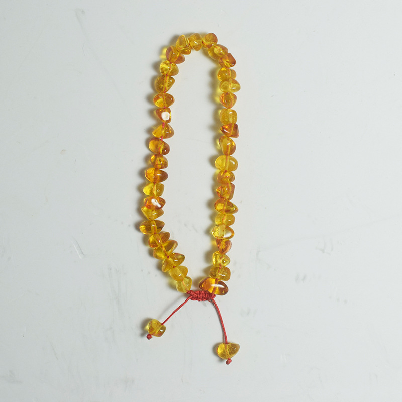 앰버 골드 베이비 체인/사이즈 약 5+mm, 무게 약 4.05g