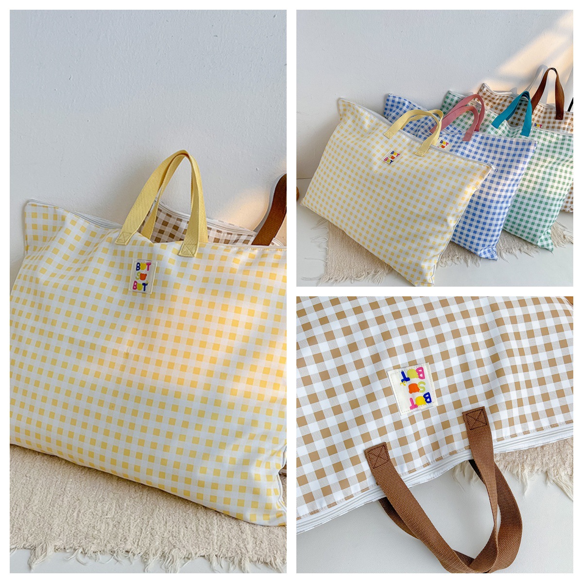 Kindergarten Quilt Storage Bag Large Capacity Baby Traveling Children's Luggage Bag Pregnant Women's Waiting Bag Clothes Bedding Bag