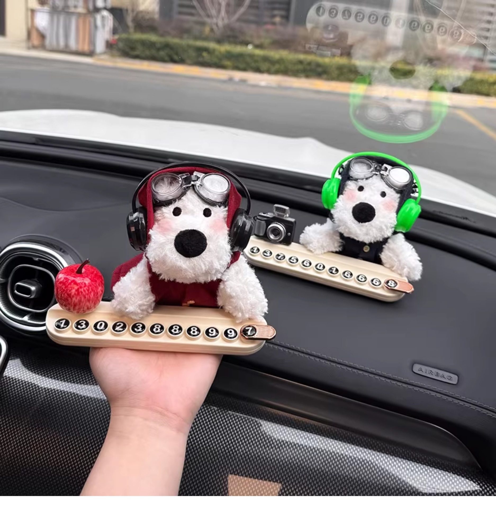2025 New Model Temporary Parking Number Plate for Car, Mobile Phone Number Display, Digital Car Phone Number Plate, Can Hide Female Phone Number