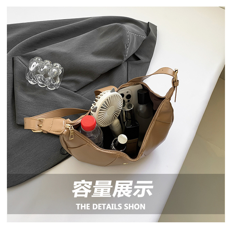 High-end 2024 autumn/winter new underarm bag, handbag, large-capacity commuting single-shoulder crossbody bag, dumpling bag undefined