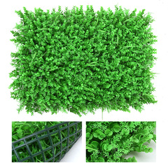 Plant wall green background wall, Milan plastic fake lawn entrance indoor decoration plant Eucalyptus wall