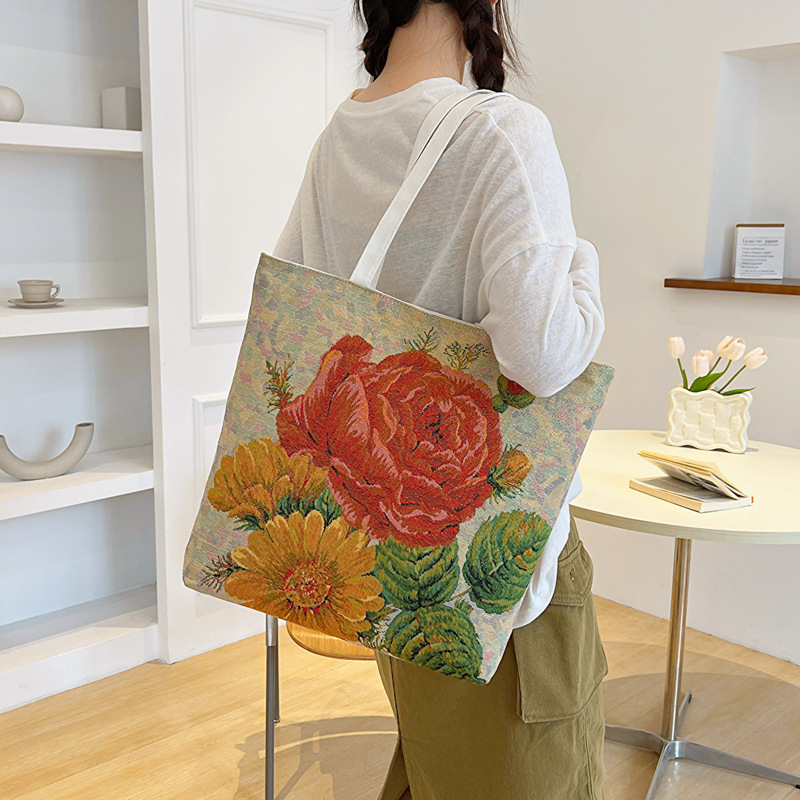Double sided embroidery